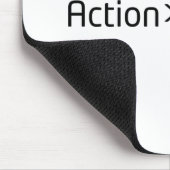 Action Over Anxiety Minimalistische Muismat (Hoek)