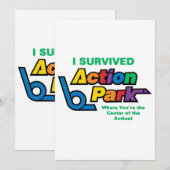 Action Park Survivor Kaart (Voorkant / Achterkant)