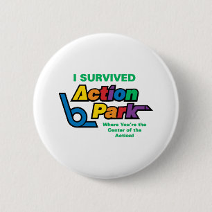 Action Park Survivor Ronde Button 5,7 Cm