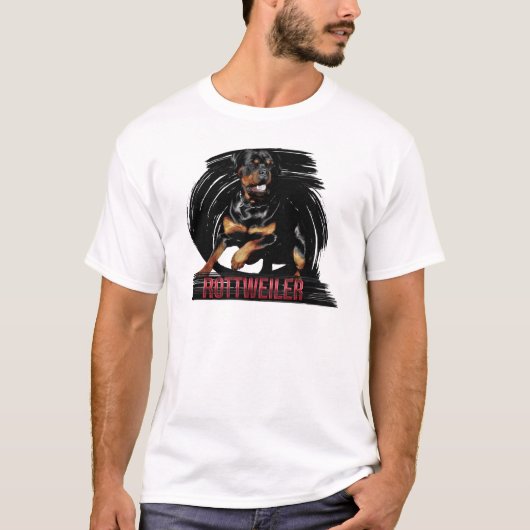 Action Rottweiler T-shirt (Voorkant)