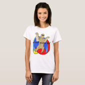 Action Sleuf gekleurd T-shirt (Voorkant volledig)