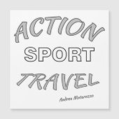 Action Sport Travel magneetkaart (Voorkant)