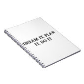 Action Taker - Inspirerend Notitieboek voor mannen (Rechterzijde)