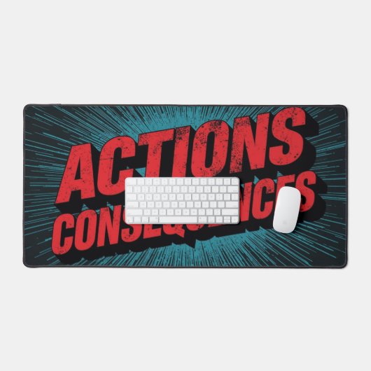 Actions Have Consequences Bureaumat (Keyboard & Muis)