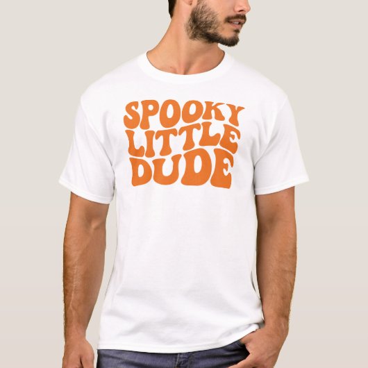Actious Spooky Little Dude, Halloween Mannen T-shirt (Voorkant)