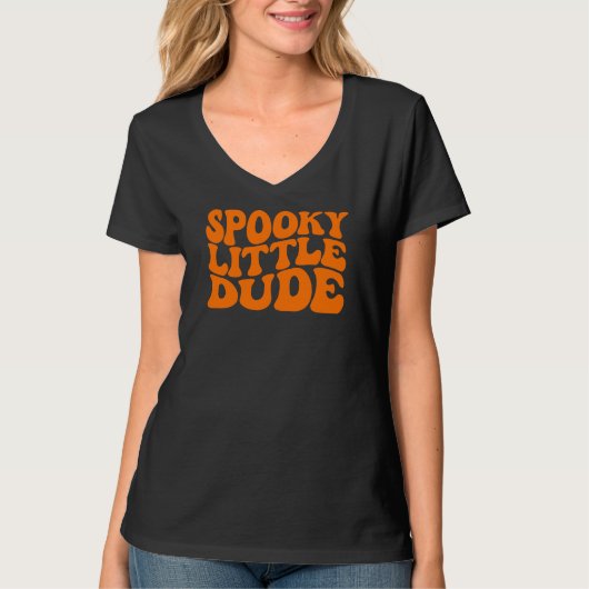 Actious Spooky Little Dude, Halloween Vrouwen T-shirt (Voorkant)