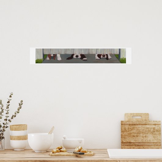 activa bij de poort poster (Keuken)