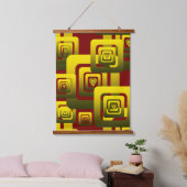 Activate My Heart Pattern Golden Hangend Wandkleed (Slaapkamer)