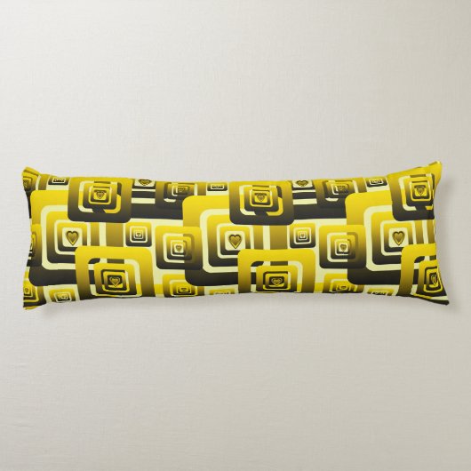 Activate My Heart Pattern Lichaamskussen (Achterkant)