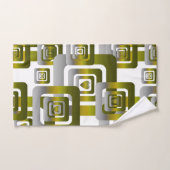 Activate My Heart Pattern Silver Bad Handdoek (Handdoek)