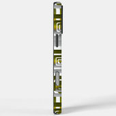 Activate My Heart Pattern Silver Case-Mate iPhone Case (Achterkant / Rechts)