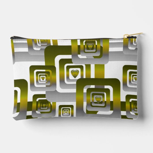 Activate My Heart Pattern Silver Etui (Achterkant)