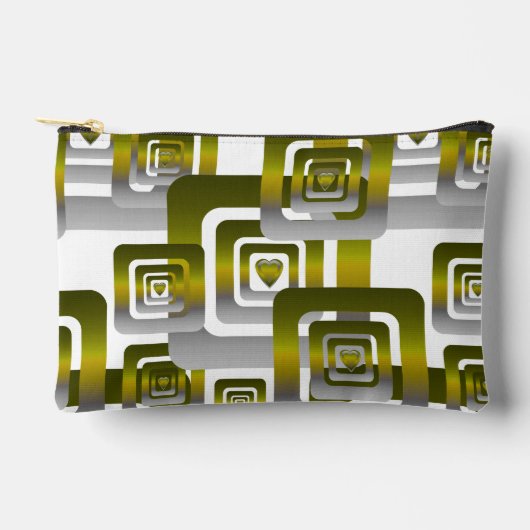 Activate My Heart Pattern Silver Etui (Voorkant)