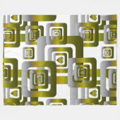 Activate My Heart Pattern Silver Fleece Deken (Voorkant (Horizontaal))