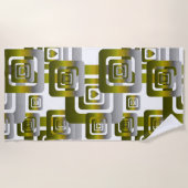 Activate My Heart Pattern Silver Strandlaken (Voorkant)