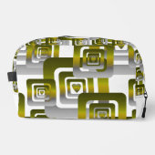 Activate My Heart Pattern Silver Toilettasje (Voorkant)