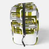 Activate My Heart Pattern Silver Toilettasje (Rechts)