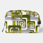 Activate My Heart Pattern Silver Toilettasje (Achterkant)