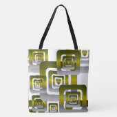 Activate My Heart Pattern Silver Tote Bag (Voorkant)