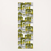 Activate My Heart Pattern Silver Yogamat (Voorkant)