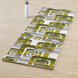 Activate My Heart Pattern Silver Yogamat