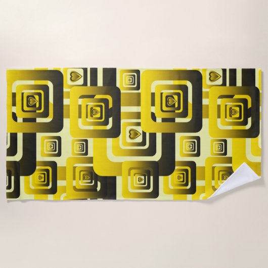 Activate My Heart Pattern Strandlaken (Voorkant)