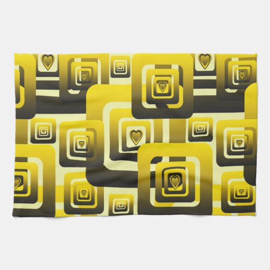 Activate My Heart Pattern Theedoek (Horizontaal)