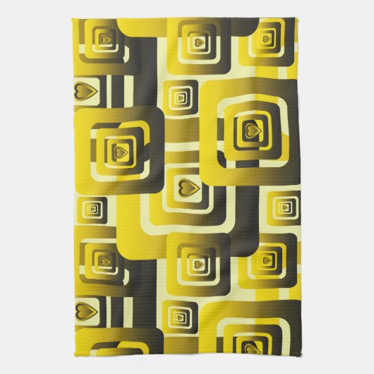 Activate My Heart Pattern Theedoek (Verticaal)