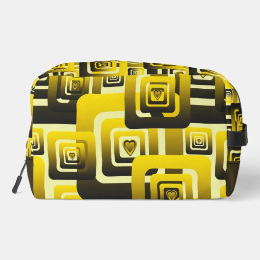 Activate My Heart Pattern Toilettasje (Achterkant)