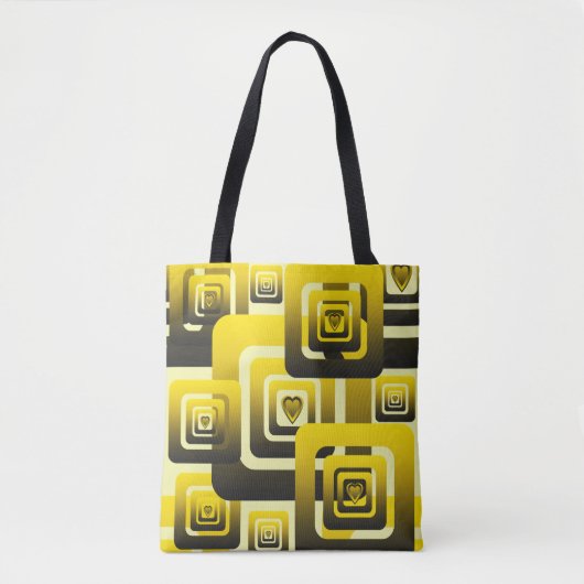 Activate My Heart Pattern Tote Bag (Voorkant)