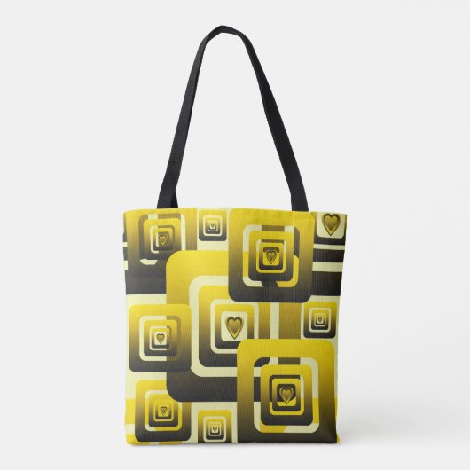 Activate My Heart Pattern Tote Bag (Achterkant)