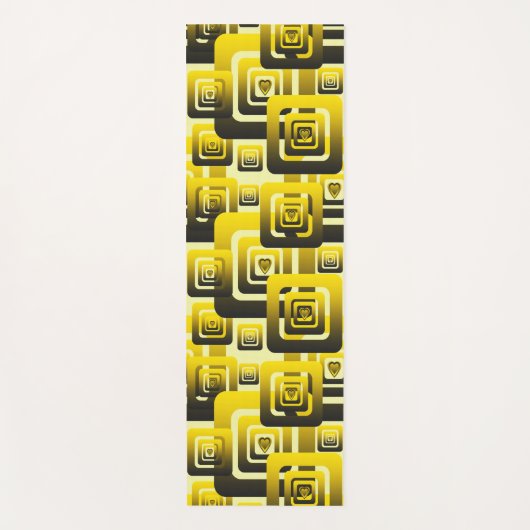 Activate My Heart Pattern Yogamat (Voorkant)