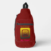 Activate My Heart Sling Bag (Voorkant)