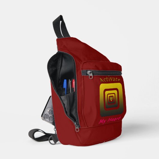 Activate My Heart Sling Bag (Open)