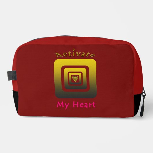 Activate My Heart Toilettasje (Voorkant)