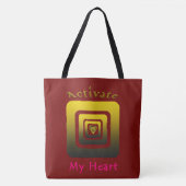 Activate My Heart Tote Bag (Voorkant)