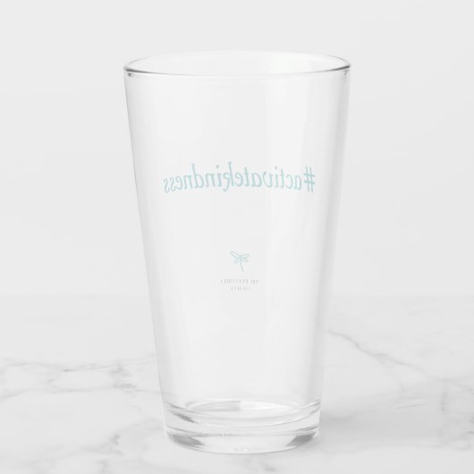 #activatekindness Pint Glass Glas (Achterkant)