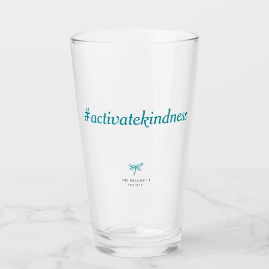#activatekindness Pint Glass Glas (Voorkant)