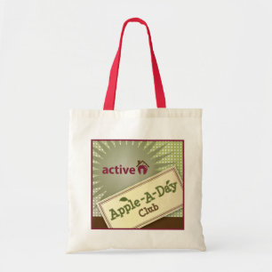 Active Apple Bag! Patch FUN Tote Bag