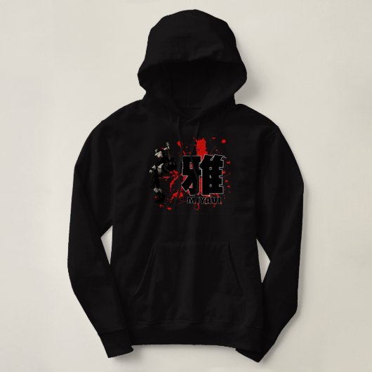 Active Horror Makeup Style Experience Miyavi Red S Hoodie (Design voorkant)