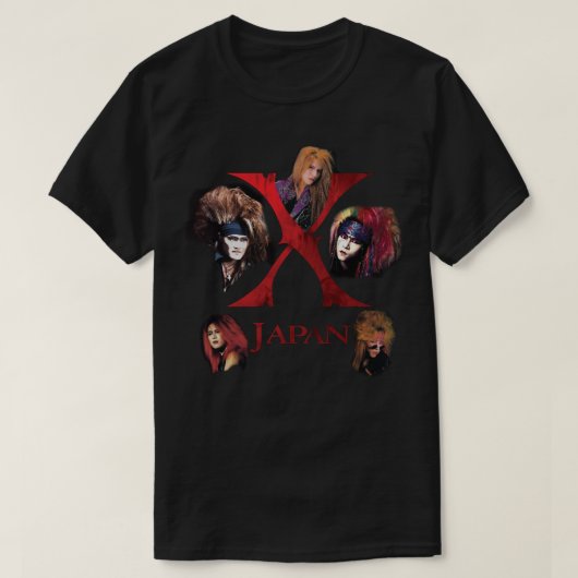Active Horror Makeup Style Experience X Japan 1988 T-shirt (Design voorkant)