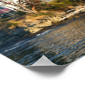 Active Pass Lighthouse - Mayne Island Poster (Hoek)