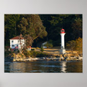 Active Pass Lighthouse - Mayne Island Poster (Voorkant)