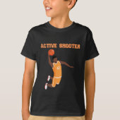 Active Shooter Basketball Lovers kinder T-shirt (Voorkant)
