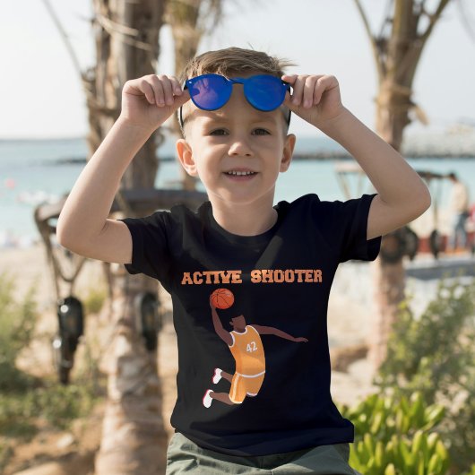 Active Shooter Basketball Lovers kinder T-shirt