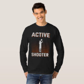 Active Shooter Basketball  Men Women T-shirt (Voorkant volledig)