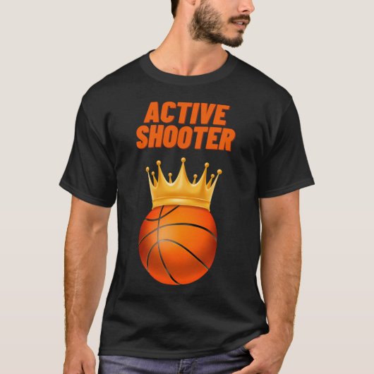Active Shooter Basketball T-shirt (Voorkant)