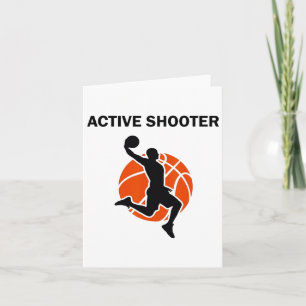 Active Shooter Sketll Lovers Mannen Vrouwen 3 Kaart