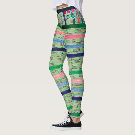 Active Sporty Fun Compression Leggings (Links)