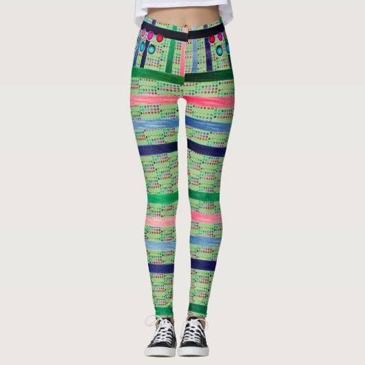 Active Sporty Fun Compression Leggings (Voorkant)